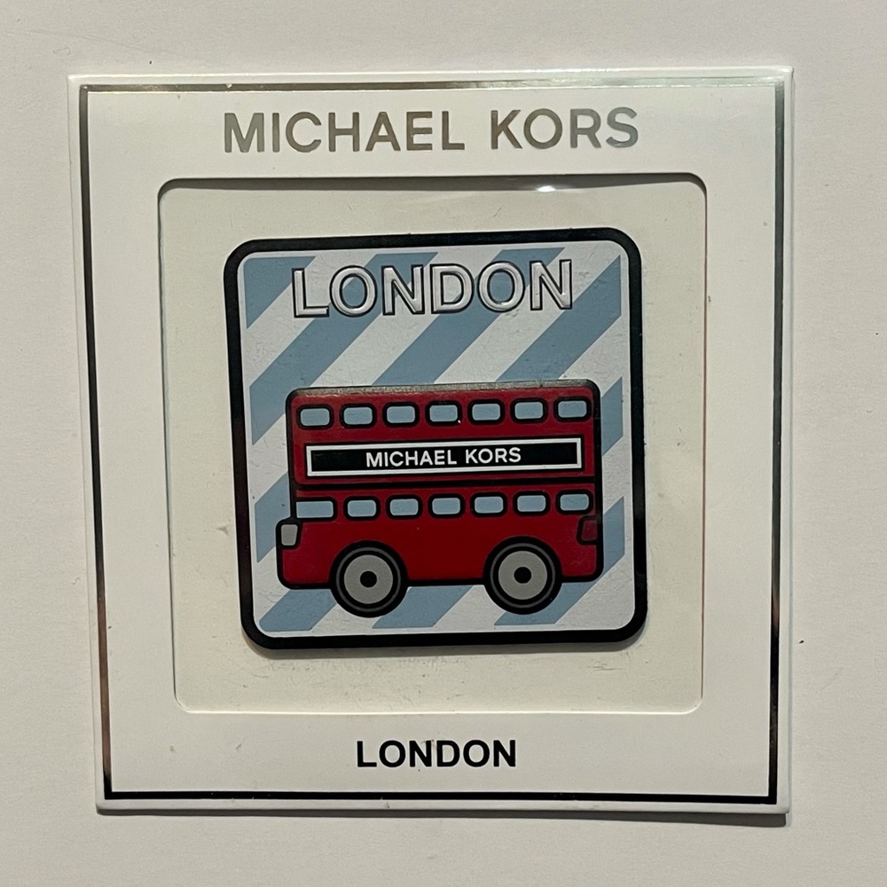 NEW Michael Kors Leather Sticker: London